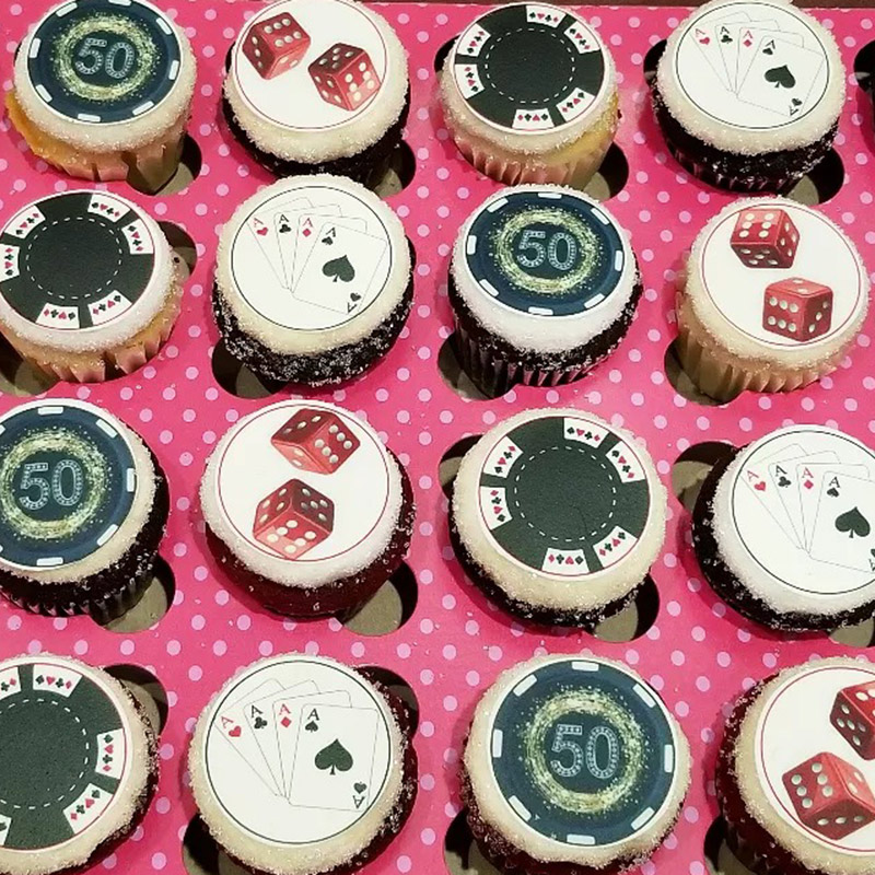 Edible Print Cupcakes